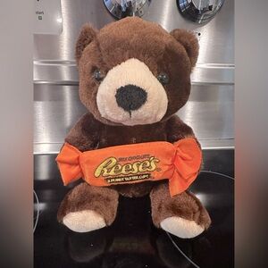 Rare Reese's Teddy Bear Stuffed Plush Animal Brown Soft Fuzzy Collectibles 2013